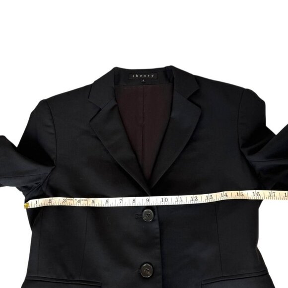 Theory Elegant Black Blazer - Picture 4 of 11